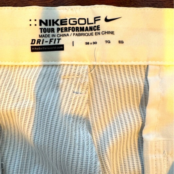 Nike Golf Pro Performance Dri-Fit Pants Pinstripe Size 38x30 - Picture 8 of 8